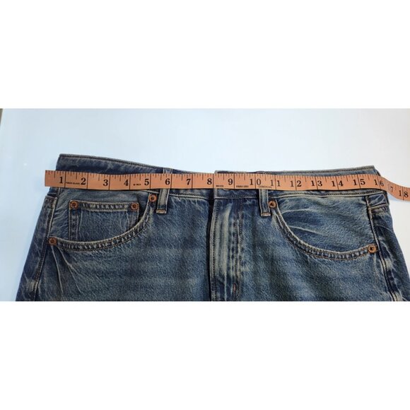American Eagle Denim Midi skirt Womens Vintage Iconic Size 6 Denim Waistband - Picture 5 of 9